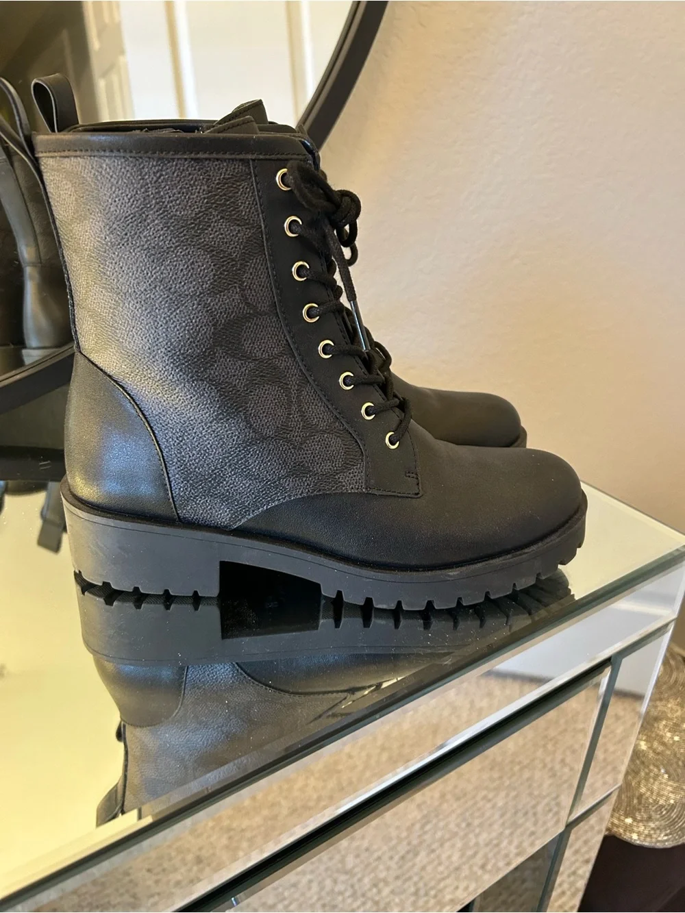 Coach Lyra signature boots